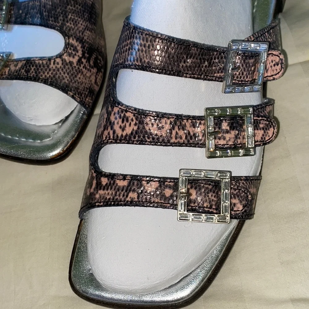 Donald J. Pliner snakeskin print